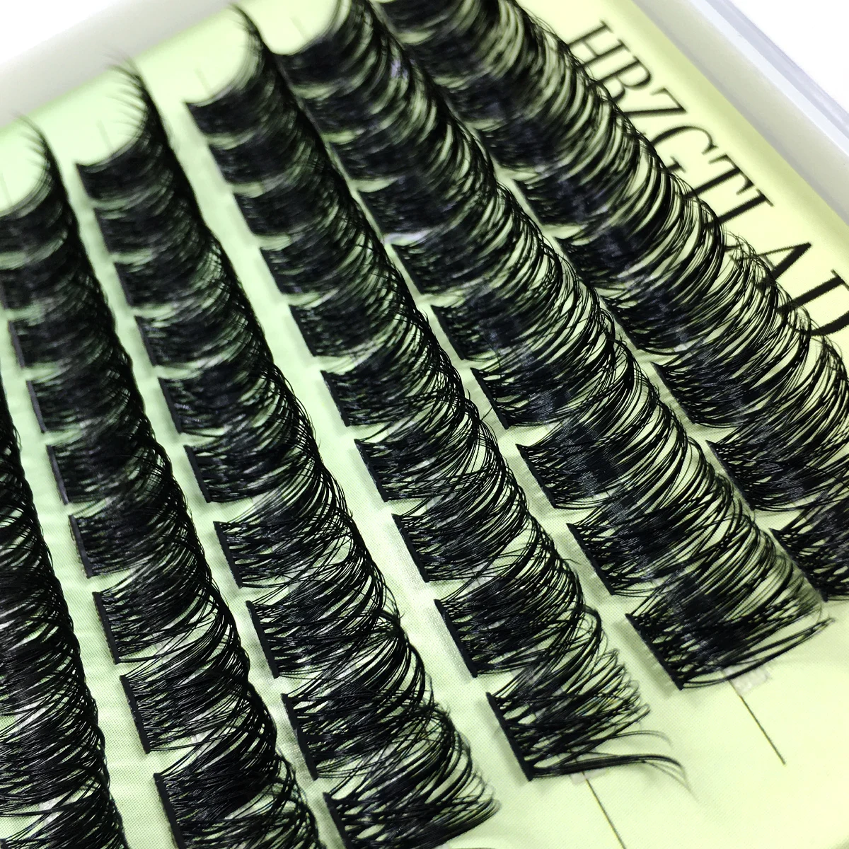 3D Fluffy Single Cluster False Lashes Volume Fans Individual Eyelash Segmented Natural Fake Lashes For Eye Extension