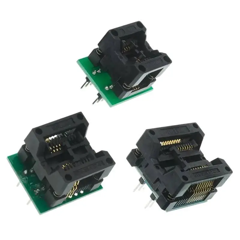 SOP16 to DIP8 Wide-body Seat Wide 150mil 200mil 208mil 300mil Programmer SOP8 Adapter Socket for EZP2010 EZP2013 CH341A IC test