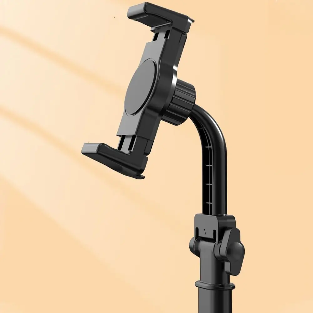 Sturdy Universal Desktop Phone Holder Telescopic Dual Card Slot Tablet Holder Stable Base Portable Phone Stand Video Call