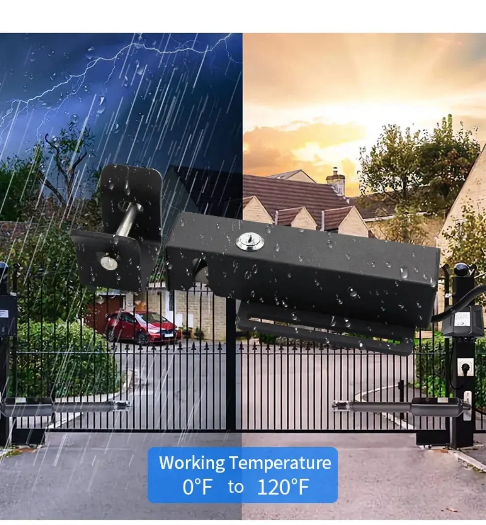 Universal DC 12–24V Automatic Electric Gate Lock for Swing Gate Opener & Operator System