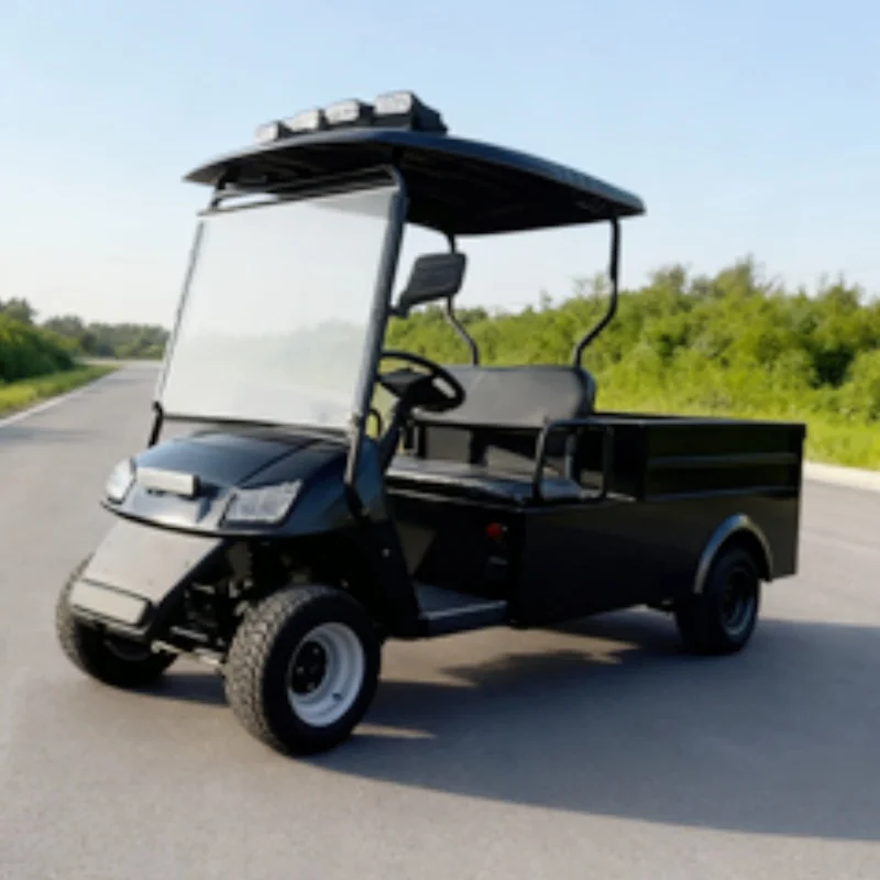 Hot Sale Brand Electric Golf Cart For Sale Street Legal Golf Cars 4 Seater Golf Cart With Rear Cargo Box Convertible Cargo Cart