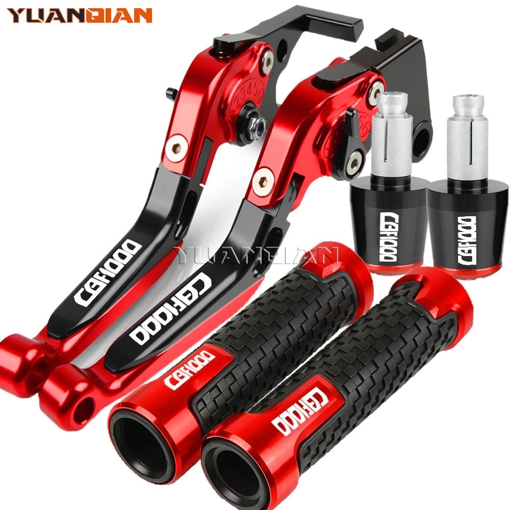 

Motorcycle Accessories Adjustable Brake Clutch Levers 22MM Handlebar grips ends For Honda CBF 1000 A CBF1000 2010 2012 2013 2011