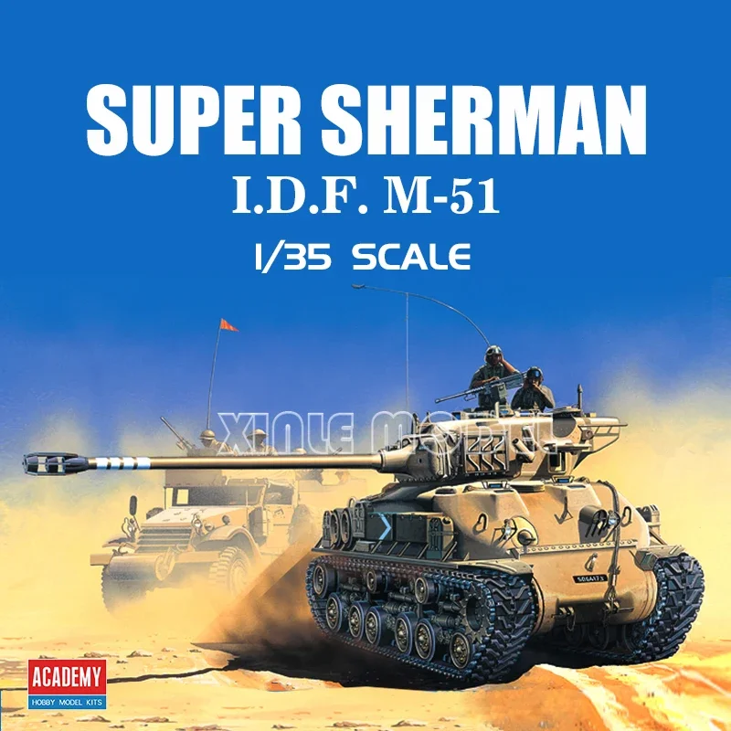 

Academy 13254 Israeli M-51 Super Sherman 1/35 Tank Scale Model Kit