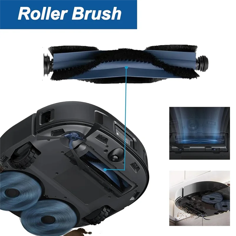 AT28-для пылесоса Eufy X10 Pro Omni, запасная часть, основная боковая щетка, фильтр Hepa, швабра, тканевые мешки для пыли