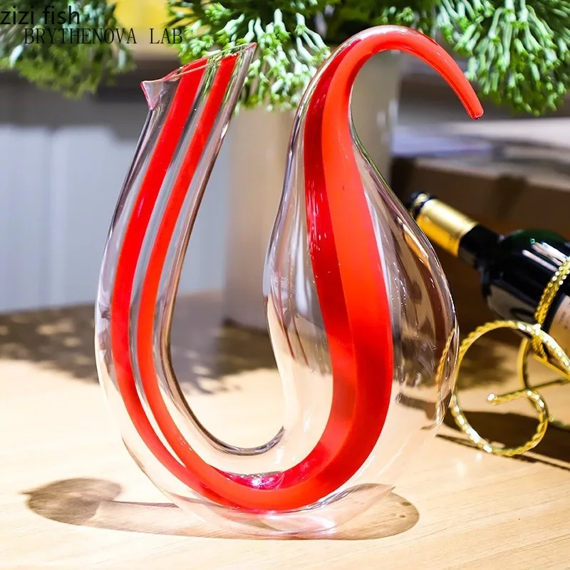 Creative Alien Decanter Hand Blown Glass Wines Jug Wine Bar Dispenser Tools Wine Separator Large Capacity Wines Bottle