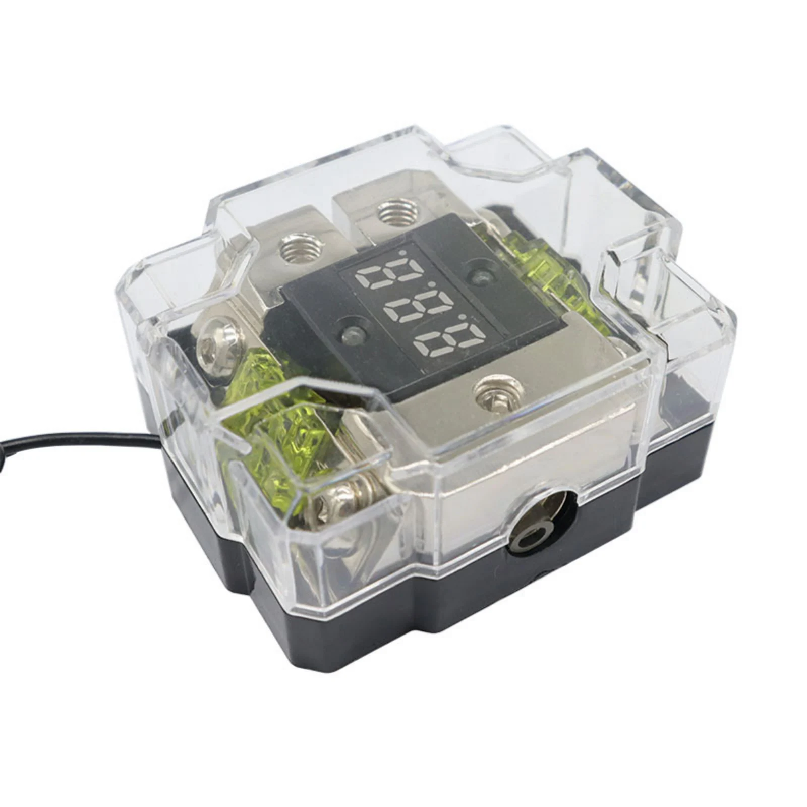 

100A Car Audio Power Fuse Holder 12V-24V 1x4GA in 2x4GA out AGU Circuit Breaker Protection for Car Stereo Amplifier System