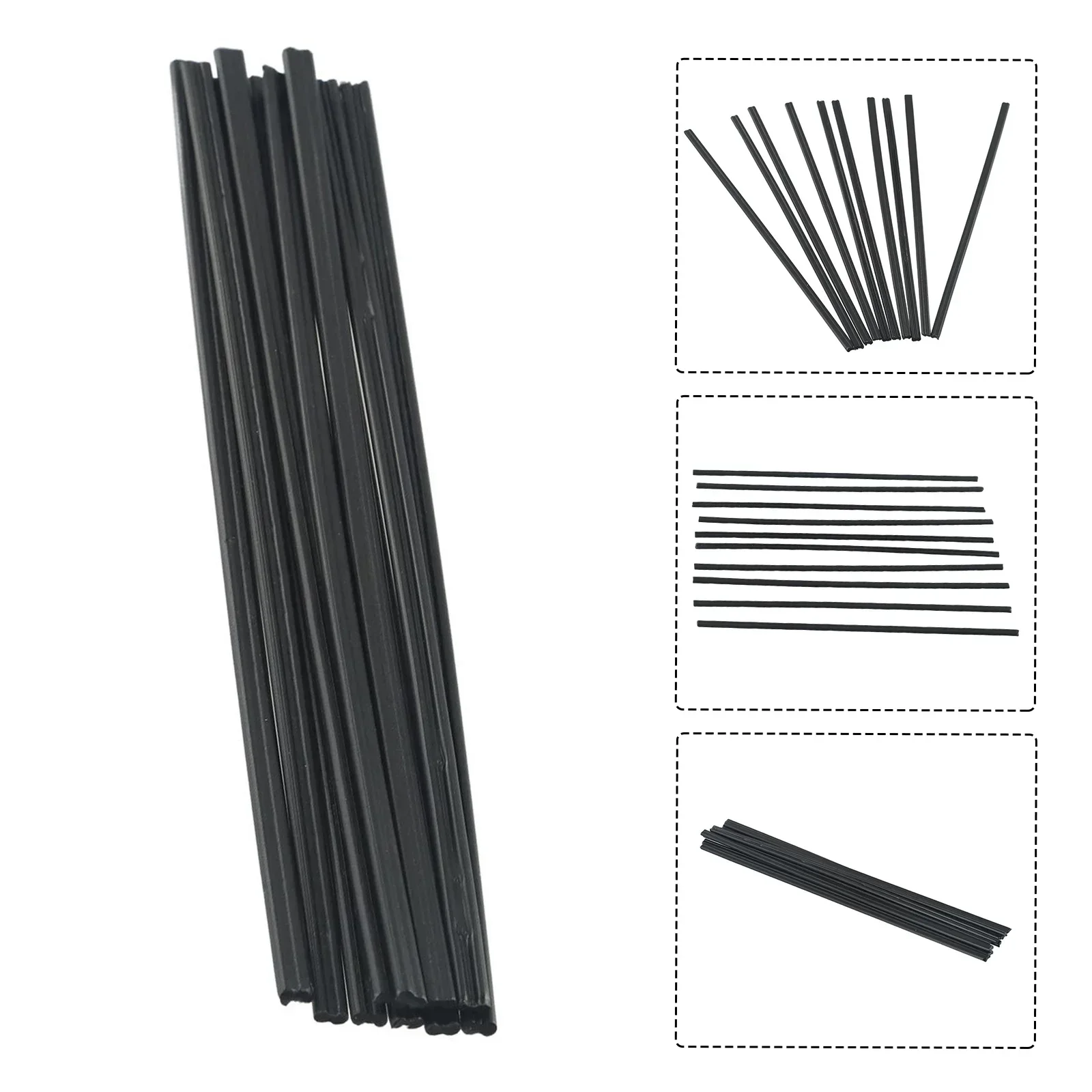 Hot Sale 10pcs Plastic Welding Rods Bumper Repair ABS/PP/PVC/PE Sticks 200mm Welder Tools Hot Air Gun Welder Kit A