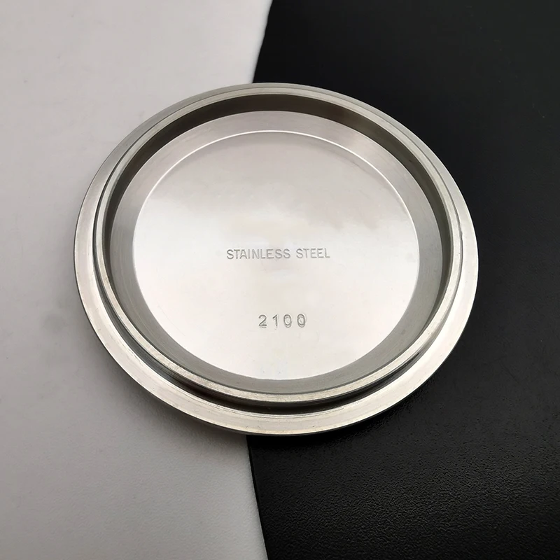 Cubierta trasera de caja de reloj de acero 904L de buena calidad para 116520 116500   Reemplace las piezas del reloj del mercado de accesorios