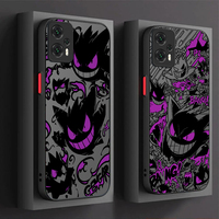 Grin Gengar P-Pokemon Phone Case For Xiaomi Poco X6 X7 F6 F5 X5 X3 NFC F3 M6 Pro 4G Mi 13 12 11 Lite 5G 14 13T 12T 11T 14T Pro