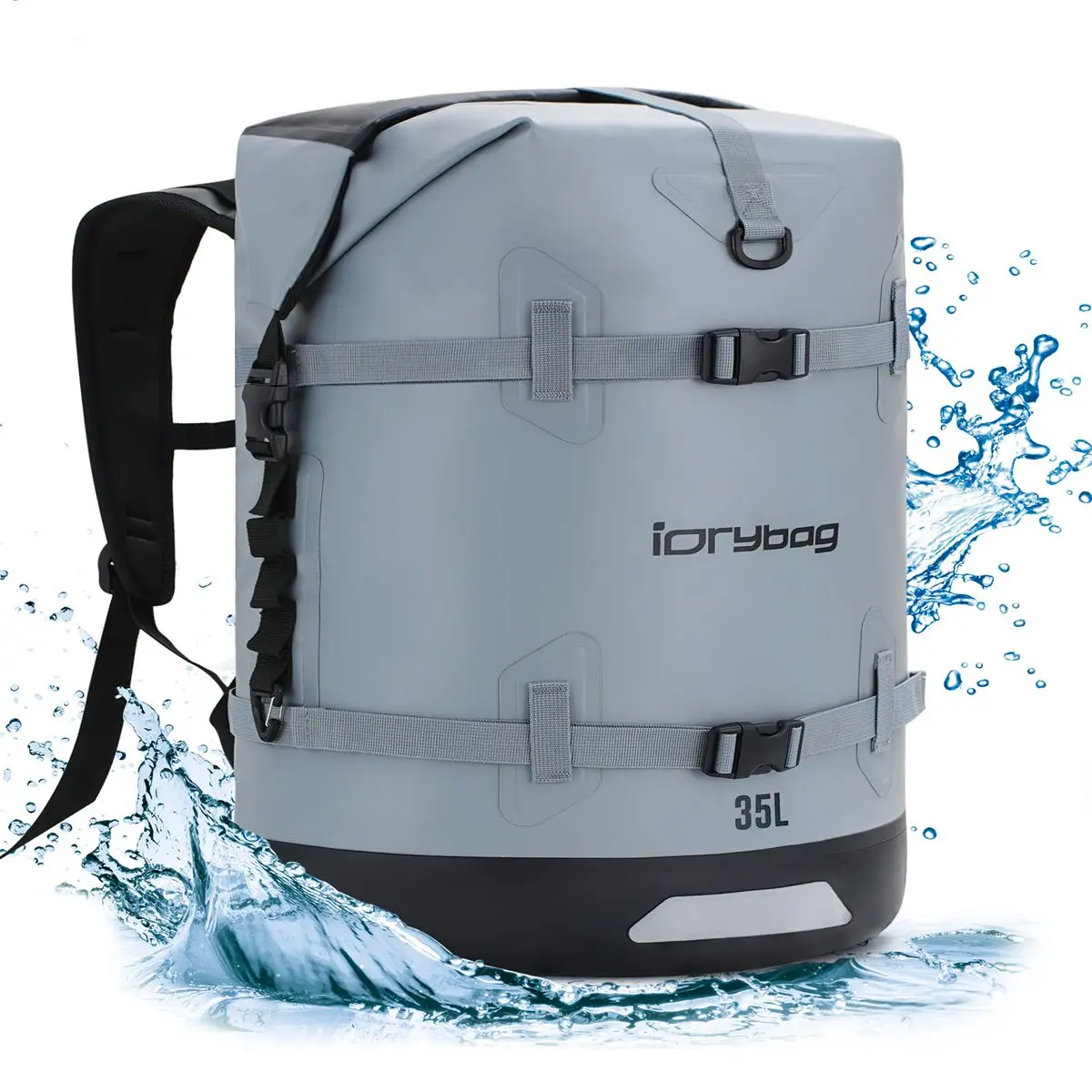 

Idrybag Waterproof Backpack for Women Men 35L/55L Dry Bags Backpack Waterproof Bag Reflective Camping Kayaking Fishning Hiking