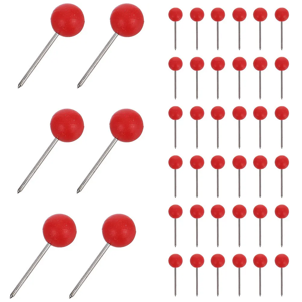 

600Pcs Red Plastic Thumbtacks for Maps Photos Posters DIY Projects Decorative Push Pins Office School Home Map Tacks Push Pins