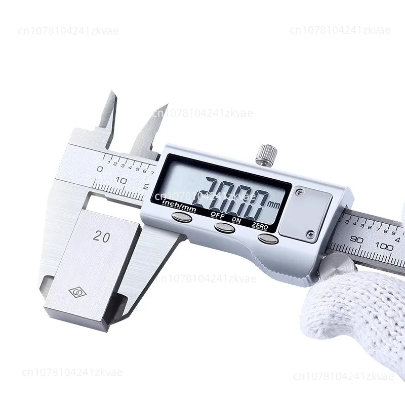 Vernier electronic digital caliper, ultra large screen digital measurement, stainless steel high-precision industrial caliper