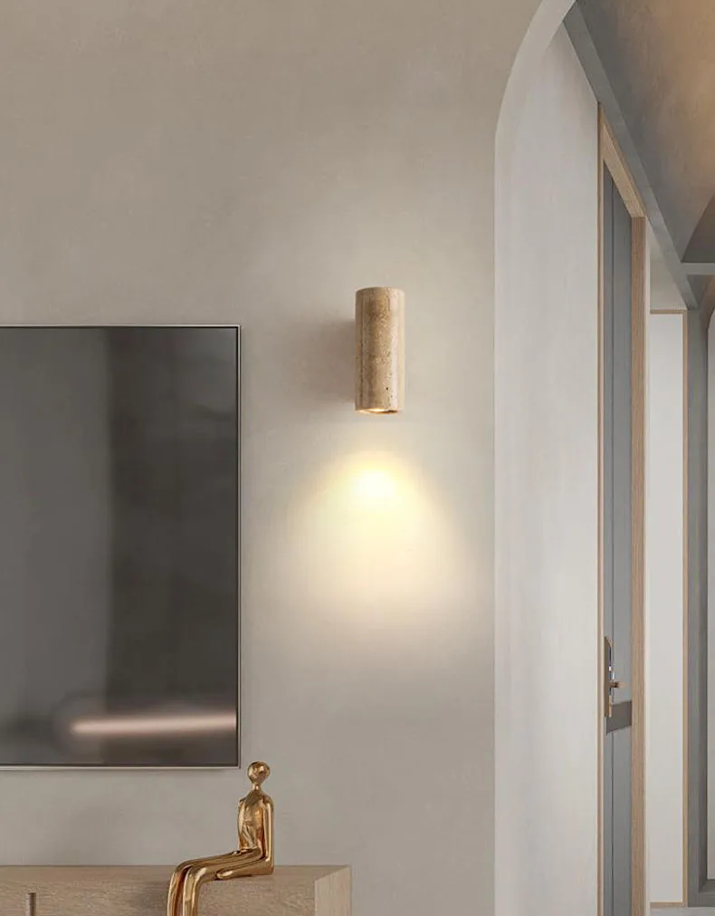 Natural Stone LED Wall Lamp Sconce Home Atmosphere