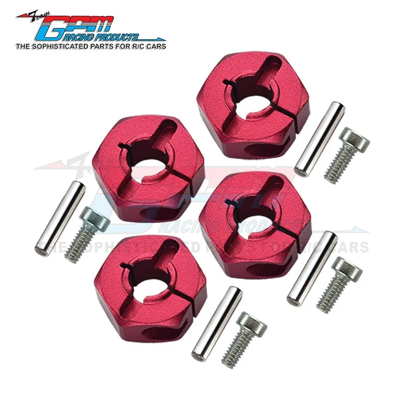 GPM Aluminum Alloy Anti-Loosening Coupler #TT010 Hex 12mm, 6mm Thickness, 2mm Pin, 2mm Inner Hole, 5mm for Mini Rally Slash**