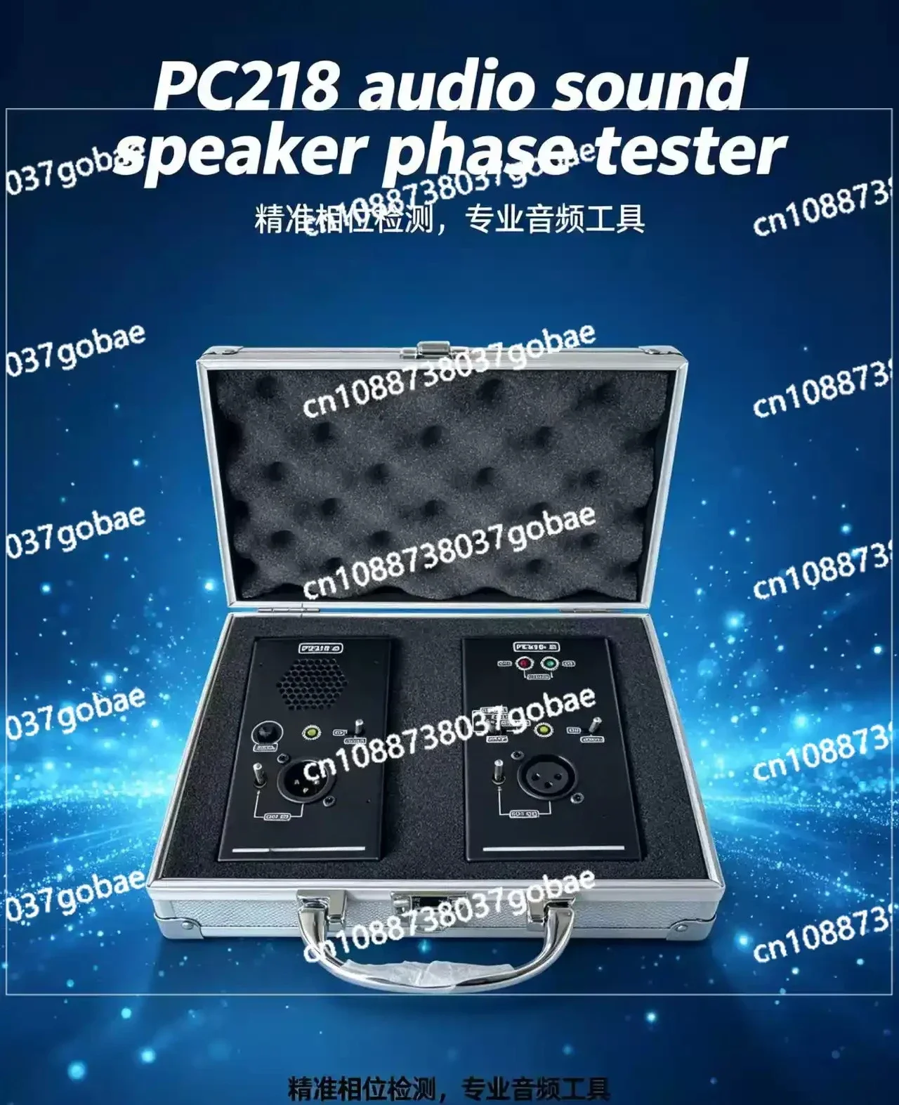 Phase Checker with Speaker and Microphone Test for PC218 Sound System Audio Polarity Tester