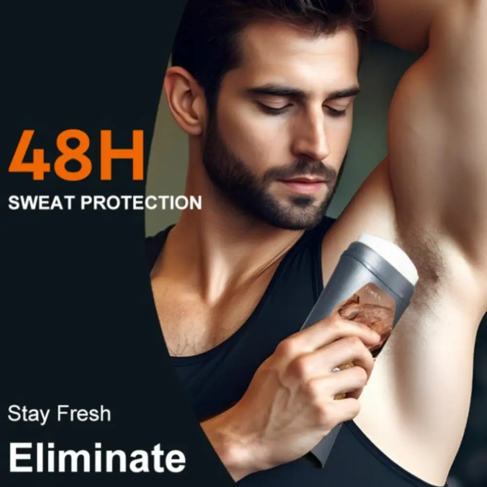 Perfume sólido y desodorante antitranspirante para hombre, aluminio para olor corporal, sólido marino con Perfume, removedor puro de sándalo deportivo N9Y3