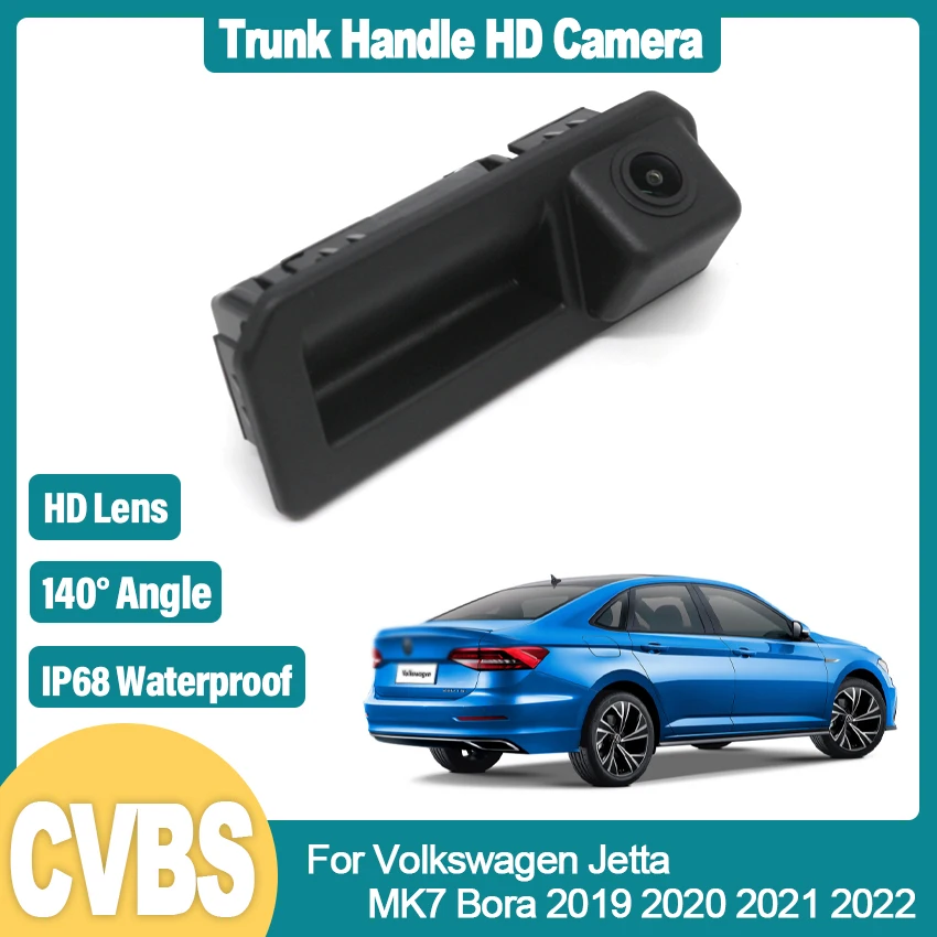 

Car Trunk Handle Camera For Volkswagen For VWJetta MK7 Bora 2019 2020 2021 2022 HD Waterproof Rear View Parking backup Camera