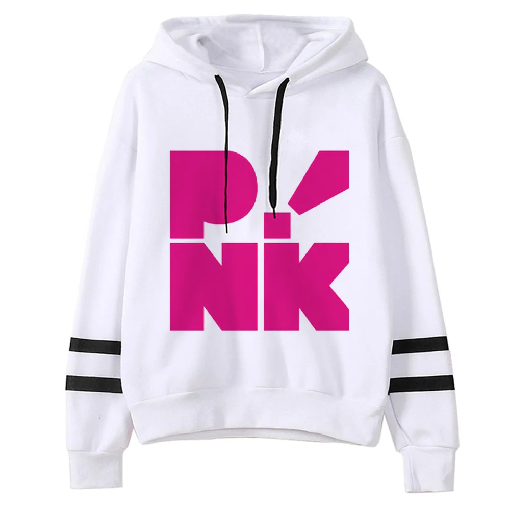 Pink p Nk hoodies women Fleece anime clothes female japanese Hooded Shirt