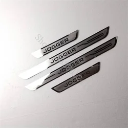 Para dacia jogger 2018 2019-2023 estilo do carro placa de chinelo de aço inoxidável/peitoril da porta placa de chinelo pedal de boas-vindas