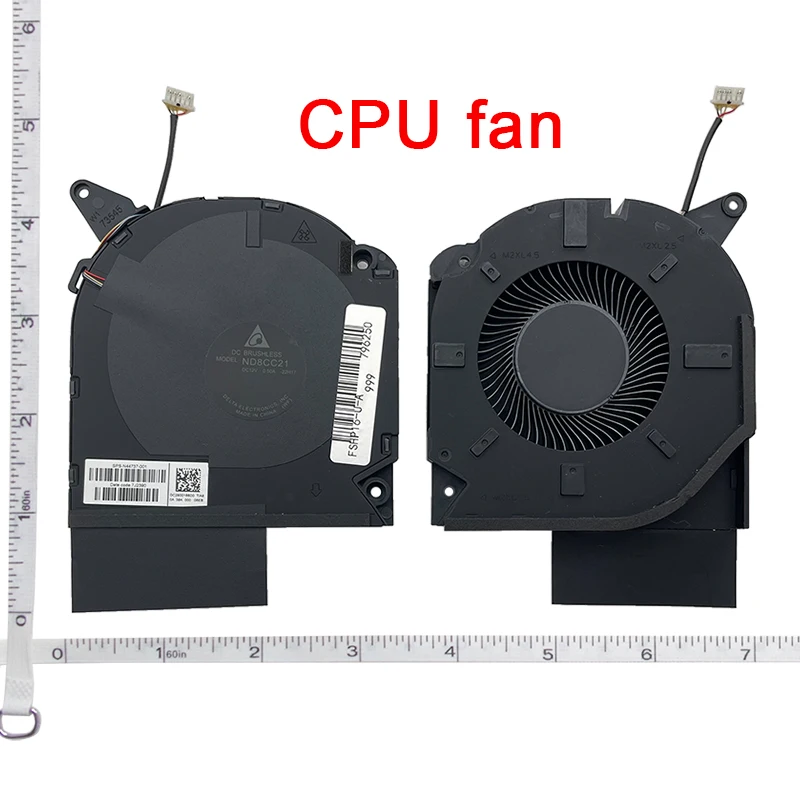 12V Laptop CPU GPU Fan For HP OMEN 16-WF Plus 16-XF 16-U 16-WF TPN-C167 N44741-001 MG75090V1-C460 C450-S9A Cooling Fan Cooler