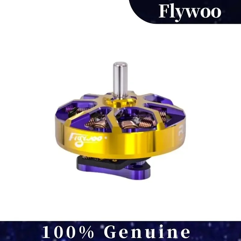 Flywoo ROBO 1002 19800KV 23500KV FPV moteur or violet pour drones cure-dents Whoop, Micro moteur RC sans balais pièces de bricolage à grande vitesse