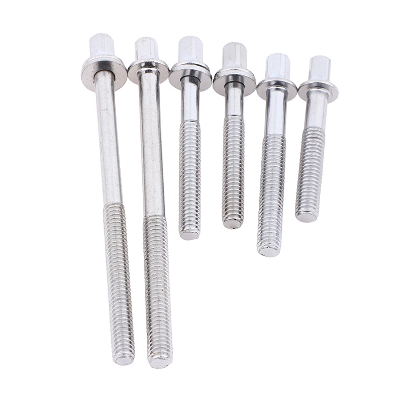 10Pcs 35/40/45/80MM Metal Drum Tension Rods Replacement Drum Tight Screws Bolts Percussion Drum Repair Parts For Snare Bass