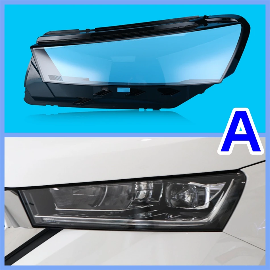 

For Skoda Kamiq 2020 2021 2022 2023 2024 Car Headlight Lens Head Light Lamp Shade Shell Glass Cover Headlight Cover