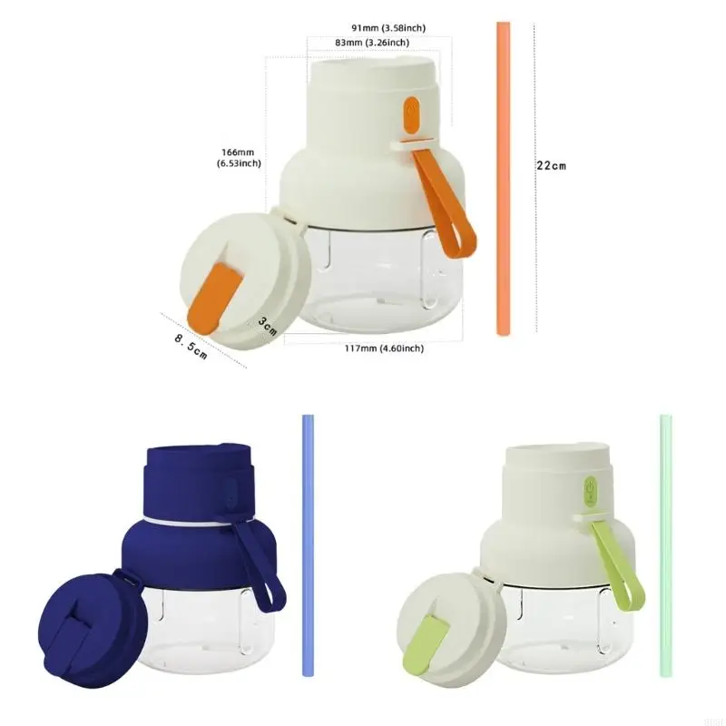 808f 850ml Portable eléctrica USB C Recargable Inaldo Jascador potente