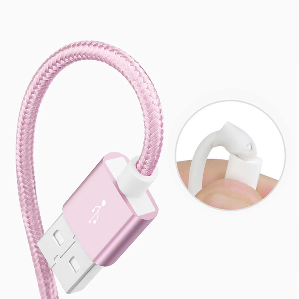 

3Pcs USB Type C Fast Charge Nylon Data Cable Braided Durable Charging Cord High Speed Charging for Mobile USB Type C Cable