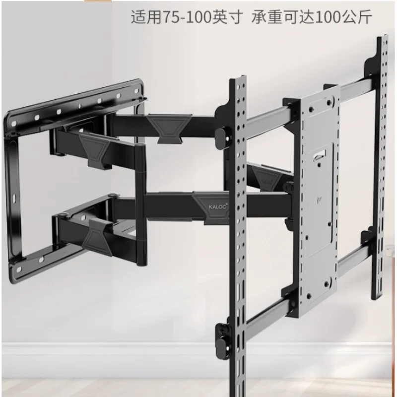 65, 75, 85, 90인치 히센스 소니 브래킷에 적합한 텔레스코픽 회전식 TV 행거