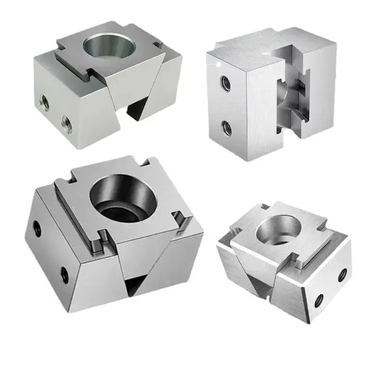 CNC Machine Fixed Precision Vise Double Side OK Fixture Vise Cnc Machining Multi-station Wedge Clamping Block Element Vise