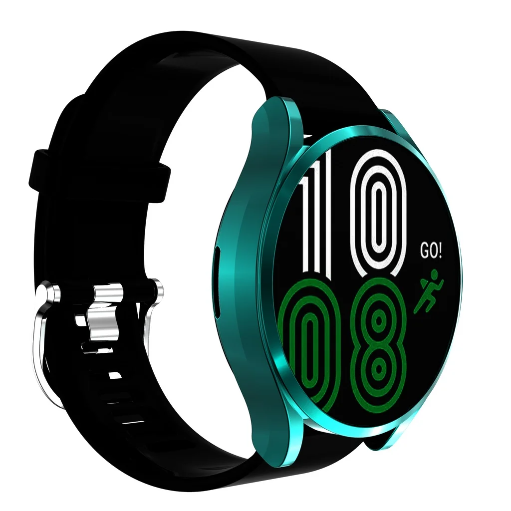 Soft TPU Clear Case Full Cover For Samsung galaxy watch4 watch 4 40mm 44mm Shell Bumper Plated Case Smart Wristband Cover