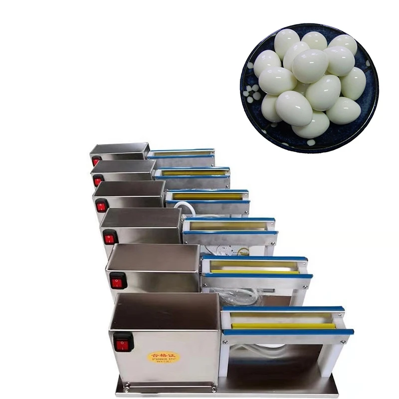 

Semi-automatic Quail Egg Peeler Huller Machine Commercial Quail Egg Sheller Machine Kitchen Tool