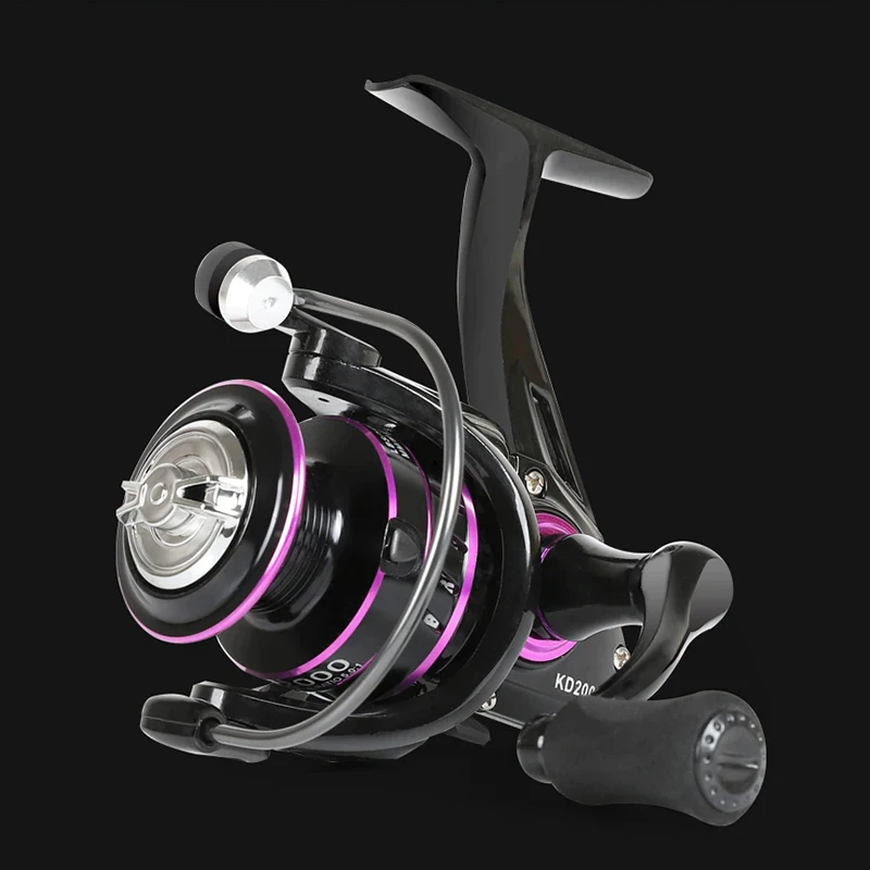 EASYFISH KD PRO/KD 1000-6000 Fishing Telecast Spinning Reel Large Capacity Road Runner Bait Reel Saltwater Fishing Reels