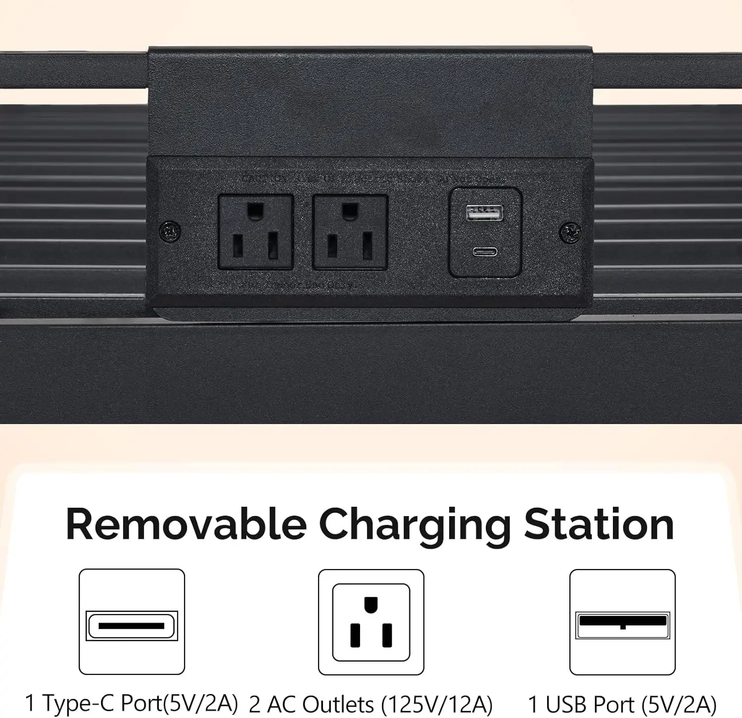 【割引価格、熱い販売！ ]金属二段ベッドフレームツインオーバーツイン、LEDライト付き、滑り止めはしご、全長ガードレール、Chargi