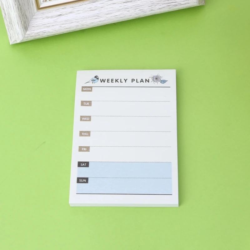 Sticky Note Pad Kleinen Check-liste Note Papers Selbst-adhesive To-do-liste Pad Erinnerung auf TV Kühlschrank Computer Laptop Notebook
