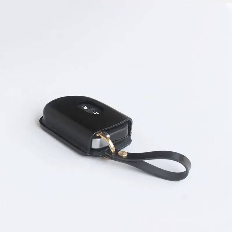 for Wrangler Sahara Robin Hood Heights JL Leather Handmade Car Key Cover Bag Buckle Case High End