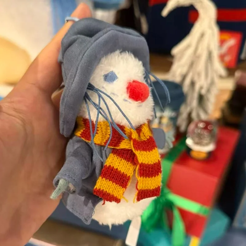 Universal Studios Original Winter Schneemann Zauberer Plüschpuppe Schlüsselanhänger, Rucksack Charm, Weihnachtsgeschenk & Souvenir
