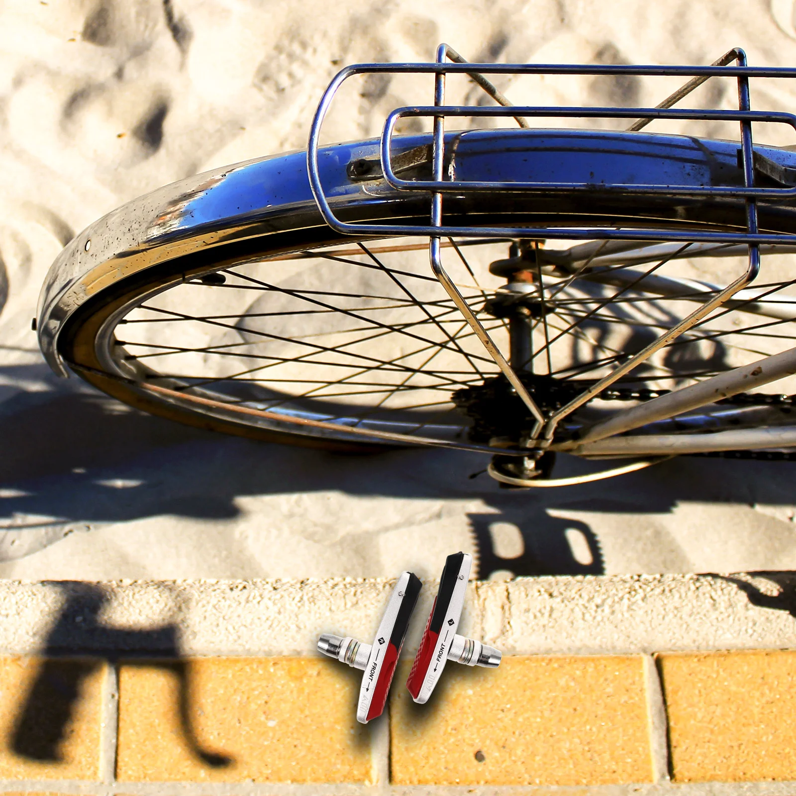 

1pcs 1 Pair Pads For Bicycle Mountain Electric Bike Disc Replacement Metal Resin Brake Pad Accessory Road Bike Brake Replacement