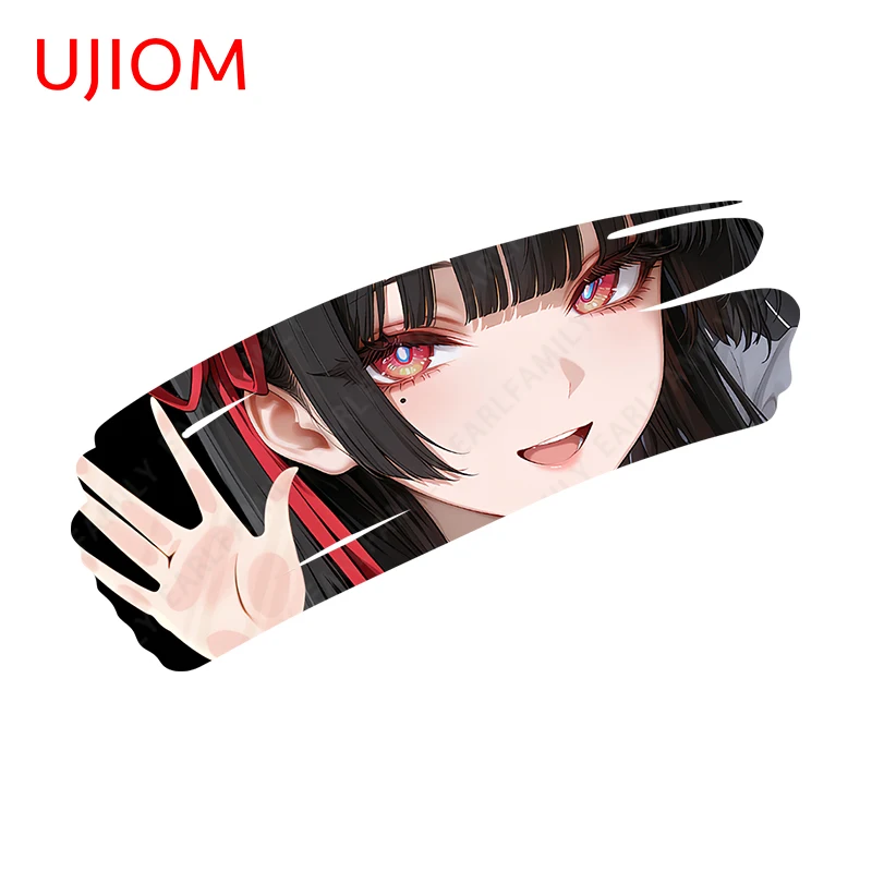 UJIOM Chias Wuthering Waves Wall Sticker Customizable Creative Glass Cleaning Action Decal Suitable For Refrigerator Decoration