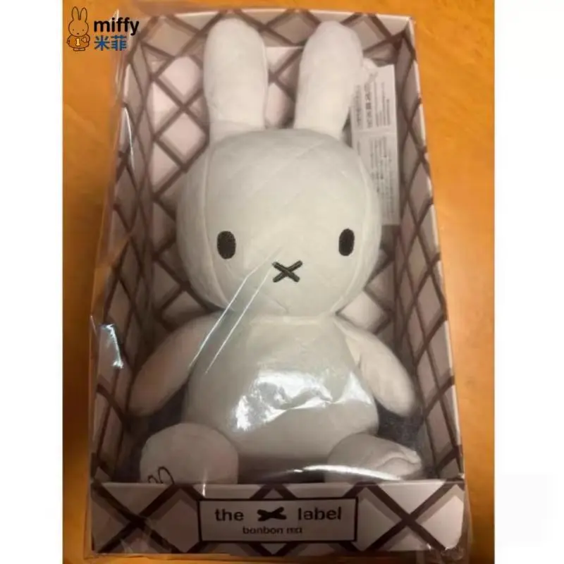 

Miffy Rabbit Plush Doll Cute Soft Stuffed Bunny Toy Boxed Keychain Bag Pendant Lovely Charm Collectible Gift Series Ornaments