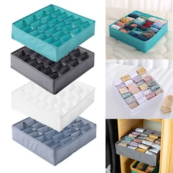 Underwear Organizer Foldable Home Cabinet Divider Storage Box Closet Drawer Organizers Socks Shorts Bra Storage Organizer Boxs