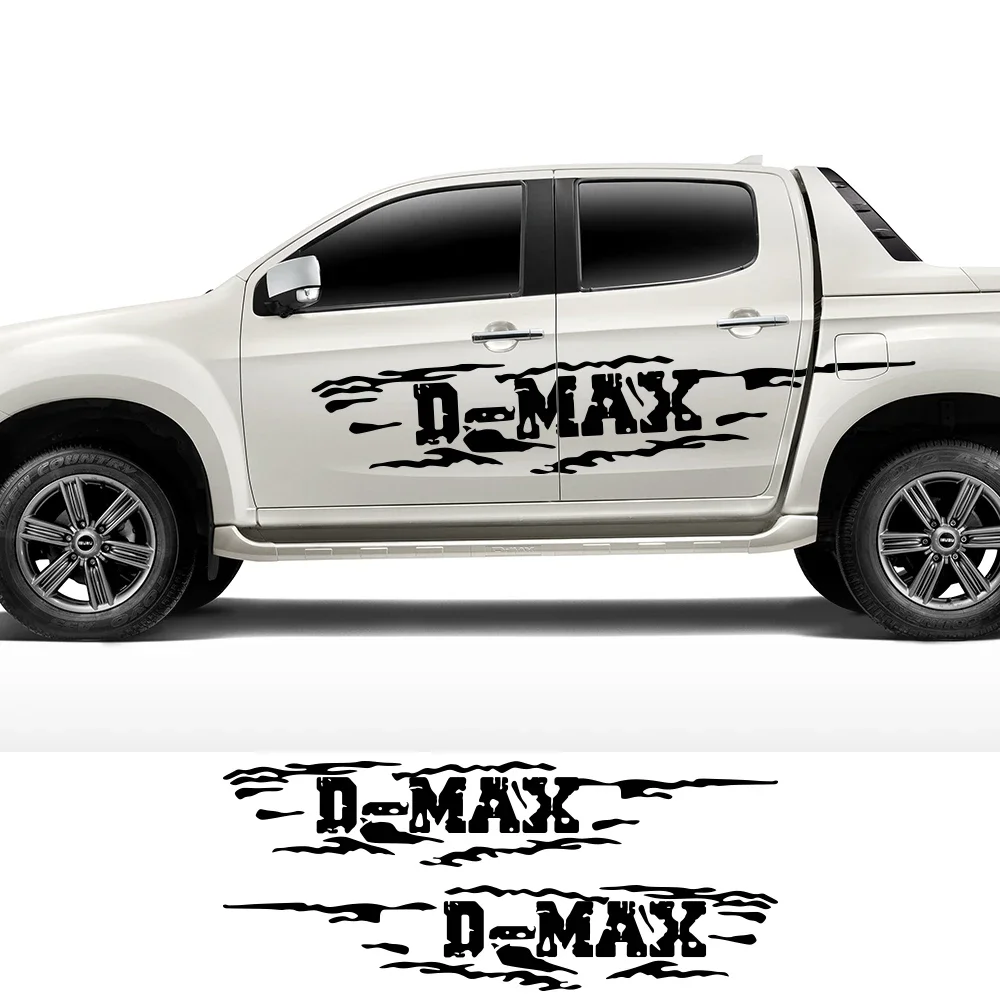 

Car Stickers For Isuzu Dmax D Max Pickup Door Side Decor Decals Truck Graphics Spalsh Style Vinyl Cover Auto Tuning Accessories