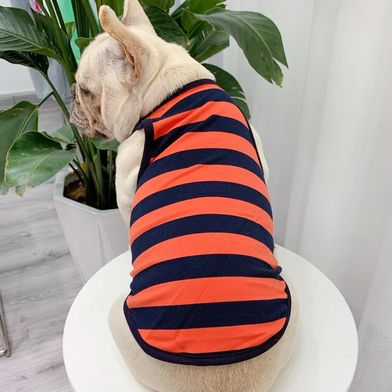 Suprepet Striped Cotton Coat Breathable Pets Clothing Comfortable for Puppy Cute Dogs Cats All Season Pet Accessories Supplier