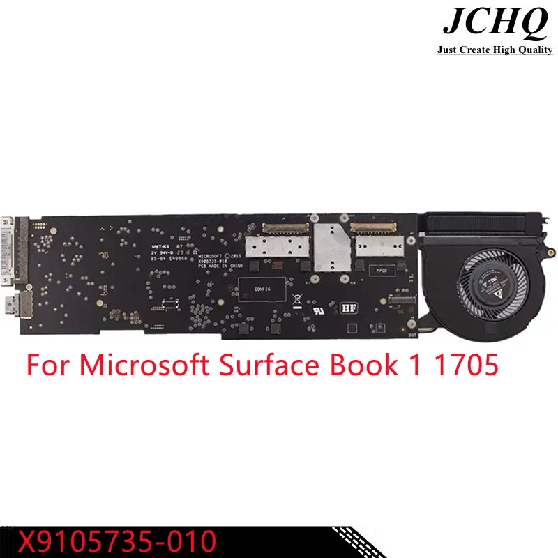 JCHQ Original Motherboard For Microsoft Surface Book 1 1705 Replacement Book 1 1705 Tested Logic Board X9105735-010