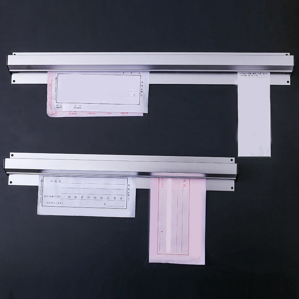 

Aluminium Alloy Kitchen Check Holder Restaurant Receipt Rack Note Clip Stand Bill Orders Ticket Strip Kitchen Gadgets