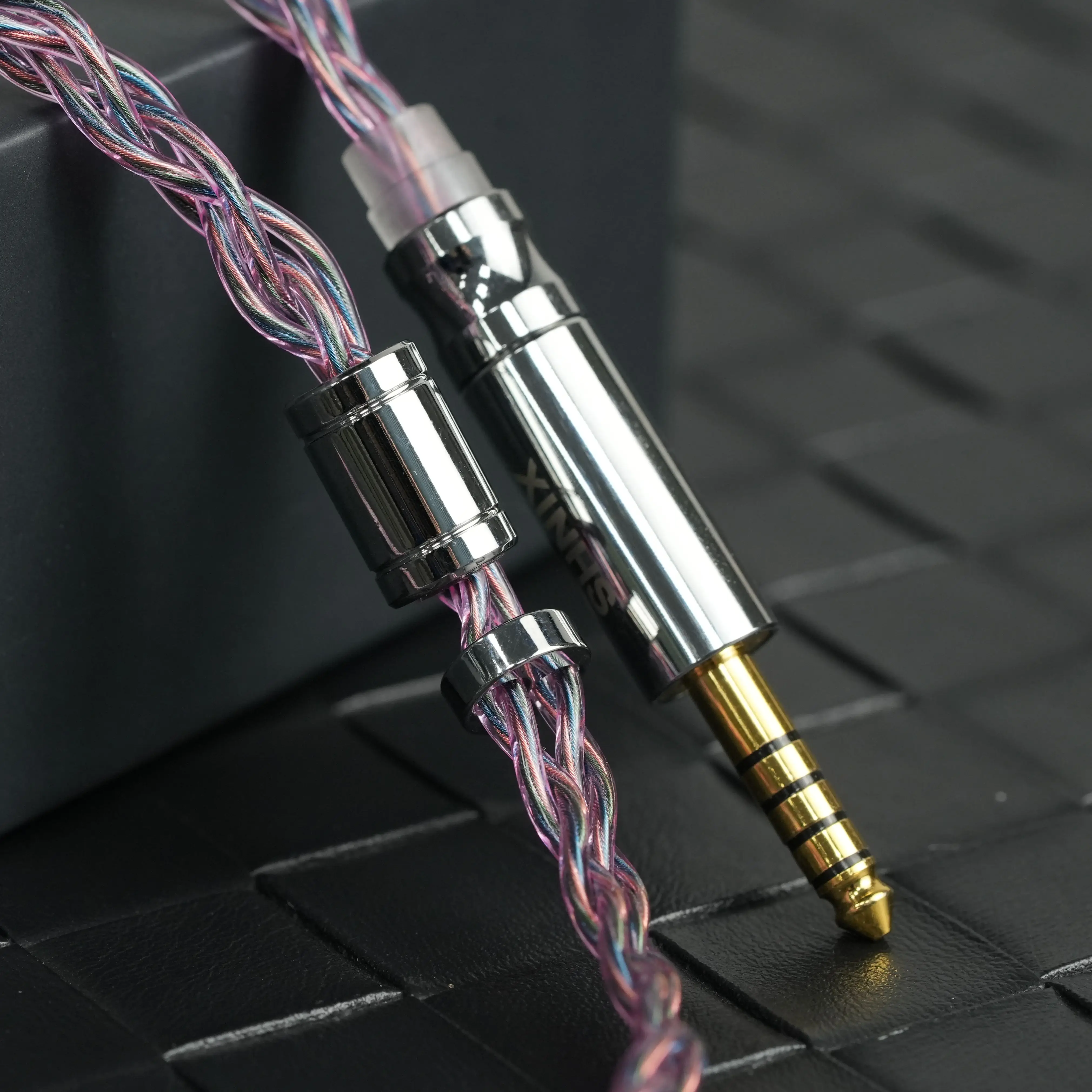 XINHS-110 4-poliges hochleitfähiges OFC-Modular-Upgrade-Kabel 2,5 mm/3,5 mm/4,4 mm für MK4/M6/F3 Blessing3 Varianten – Detail 6