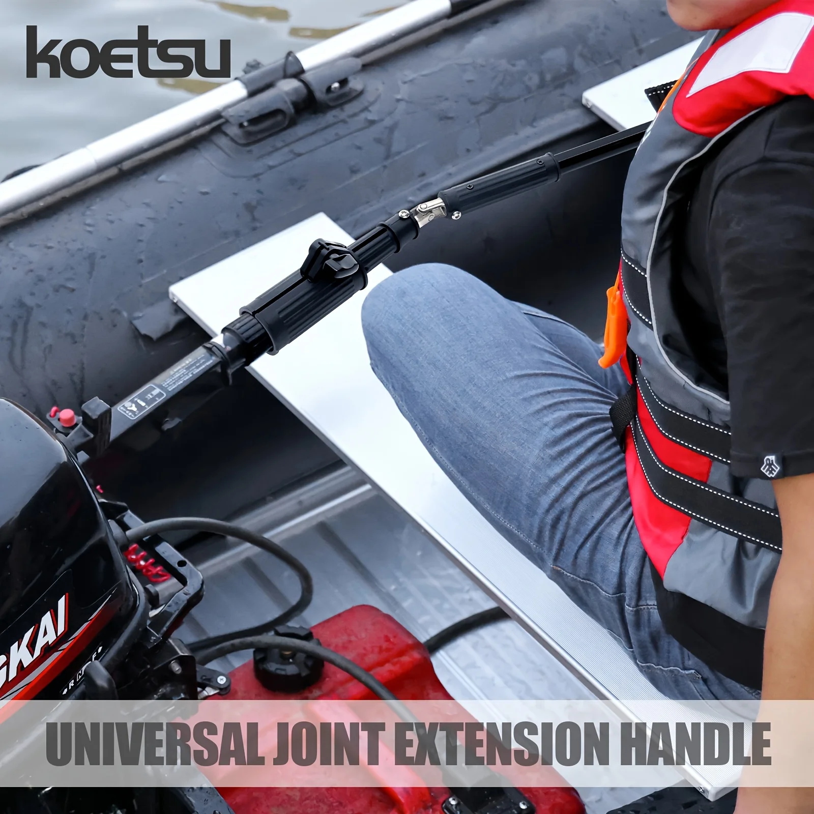 KOETSU Maniglia di prolunga universale per motori fuoribordo