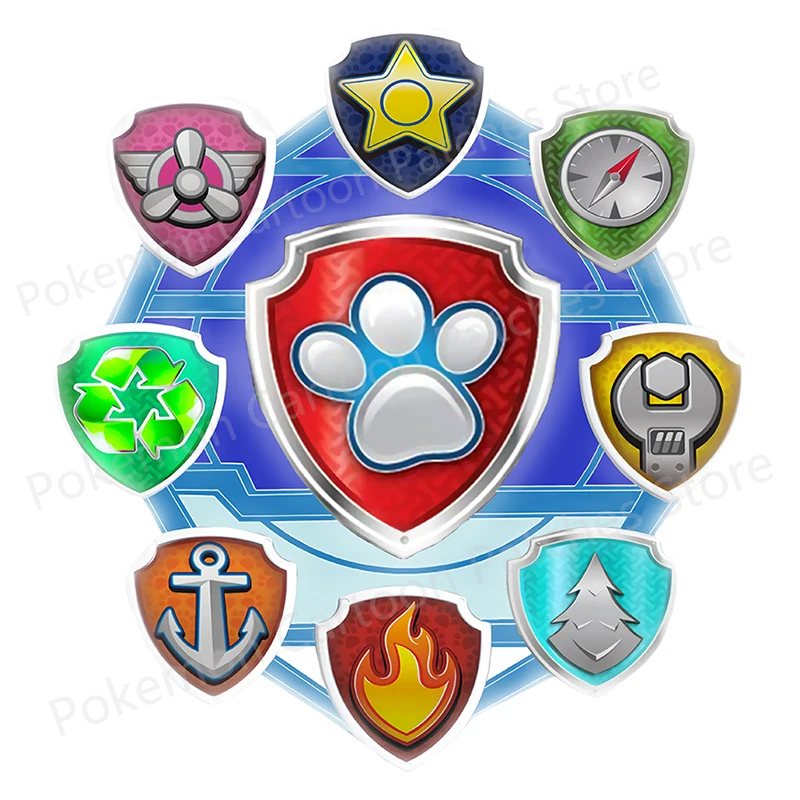 Animal Paw Patrol Heat Transfers Vinyl Thermal Patches for Clothing DIY T-shirt Stickers on Children Sweatshirt Decor Patch Gift