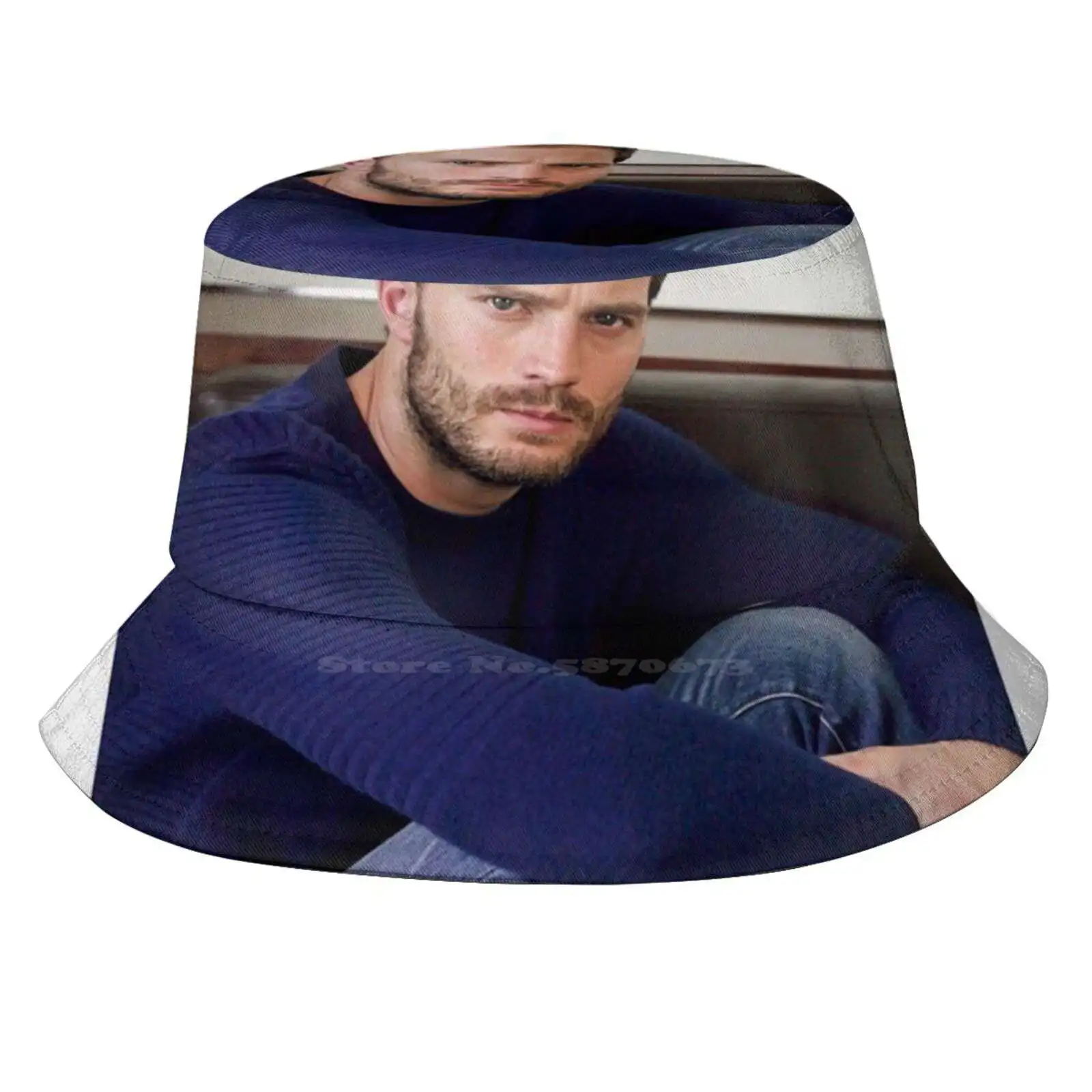 Copia De Jamie Dornan Sun Cap Fisherman Hat Bucket Hats Jamie Dornan Christian Grey